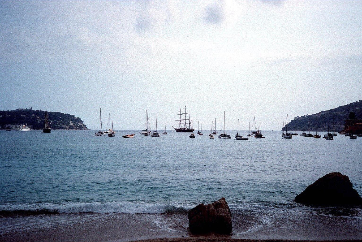 地中海海岸風光